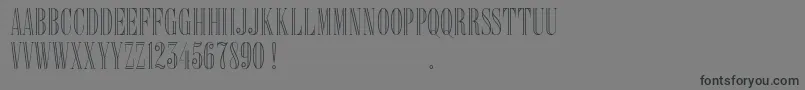 Weitere Informationen zur Delacorso Outlines D-Schriftart Delacorso Outlines D-Schriftart – Schwarze Schriften auf grauem Hintergrund