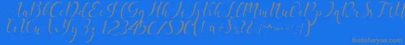Weitere Informationen zur delaney-Schriftart delaney-Schriftart – Graue Schriften auf blauem Hintergrund