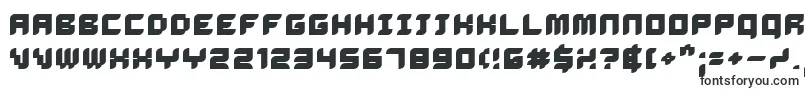 Шрифт DELIB    – заполненные шрифты