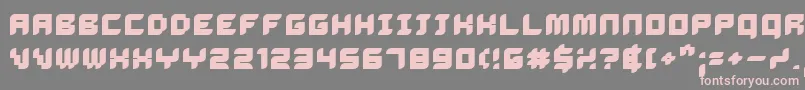 DELIB    Font – Pink Fonts on Gray Background