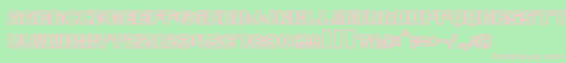 delibl   Font – Pink Fonts on Green Background