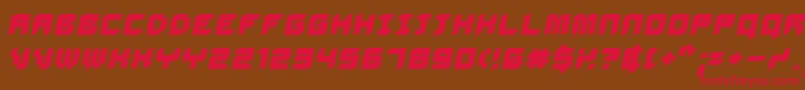 DELIBO   Font – Red Fonts on Brown Background