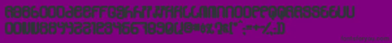 Skylab600 Font – Black Fonts on Purple Background