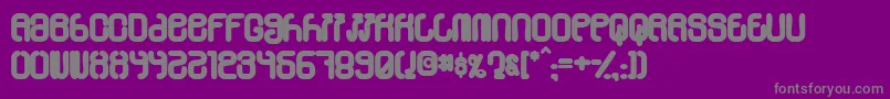 Skylab600 Font – Gray Fonts on Purple Background