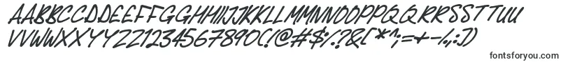 Delicious Scrawl Italic Font – Party Fonts