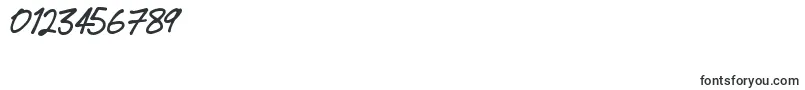Fonte Delicious Scrawl – fontes para números e dígitos