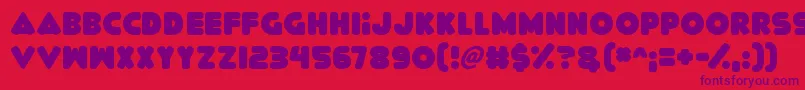 More about Delicious Font Delicious Font – Purple Fonts on Red Background