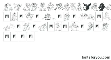 Delightful Lil Dragons font – fantastic Fonts