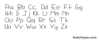 Czcionka Delima Notes   Handwriting Fonts