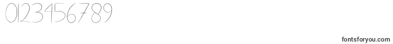 fuente Delissa Script – Fuentes para números