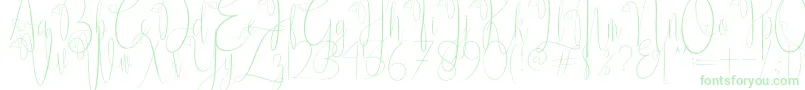 Police Delissa Script – polices vertes