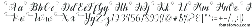Шрифт Deliya – шрифты с завитушками