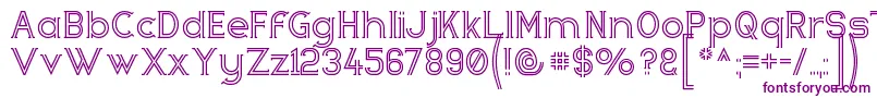 Zebrra Font – Purple Fonts on White Background