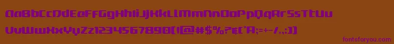 Шрифт deltaphoenix – фиолетовые шрифты на коричневом фоне