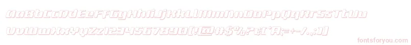 deltaphoenix3dital Font – Pink Fonts on White Background