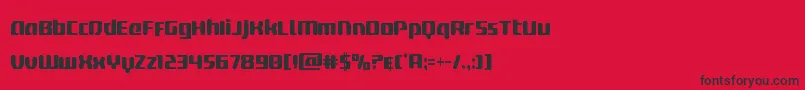 deltaphoenixcond Font – Black Fonts on Red Background
