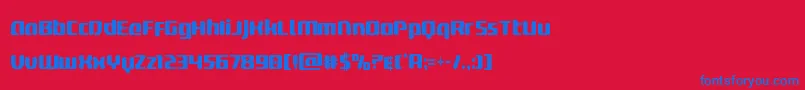 Шрифт deltaphoenixcond – синие шрифты на красном фоне