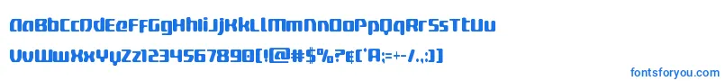 deltaphoenixcond Font – Blue Fonts on White Background
