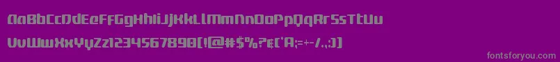 deltaphoenixcond Font – Gray Fonts on Purple Background