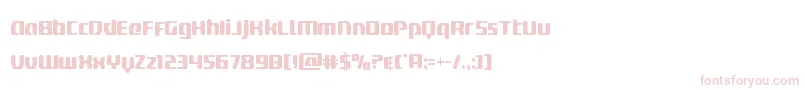 deltaphoenixcond-Schriftart – Rosa Schriften auf weißem Hintergrund