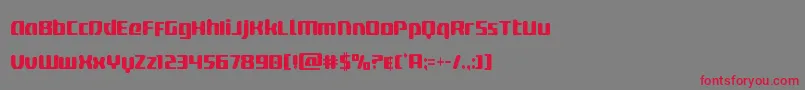 deltaphoenixcond Font – Red Fonts on Gray Background