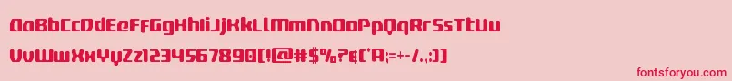 Шрифт deltaphoenixcond – красные шрифты на розовом фоне