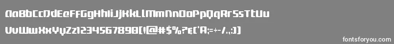 deltaphoenixcond Font – White Fonts on Gray Background