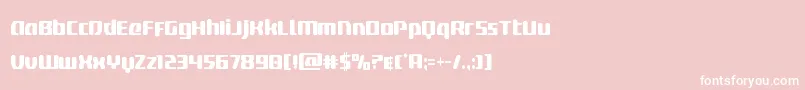 deltaphoenixcond Font – White Fonts on Pink Background
