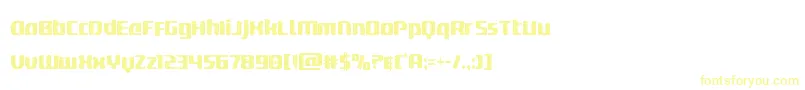 deltaphoenixcond Font – Yellow Fonts on White Background