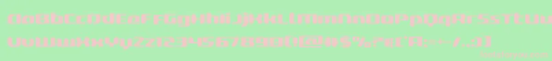 deltaphoenixexpand Font – Pink Fonts on Green Background