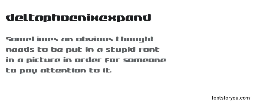 Review of the Deltaphoenixexpand Font