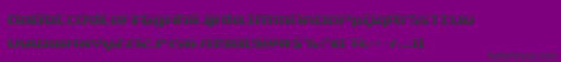 フォントdeltaphoenixhalf – 紫の背景に黒い文字