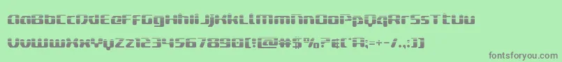 deltaphoenixhalf Font – Gray Fonts on Green Background