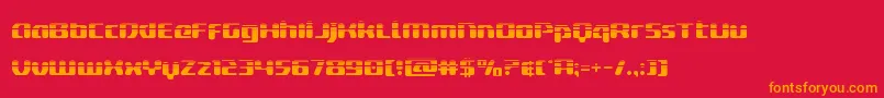 deltaphoenixhalf Font – Orange Fonts on Red Background