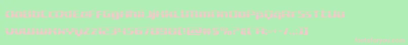 deltaphoenixhalf Font – Pink Fonts on Green Background