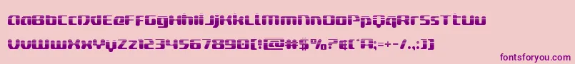 deltaphoenixhalf Font – Purple Fonts on Pink Background