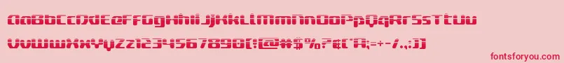 deltaphoenixhalf Font – Red Fonts on Pink Background