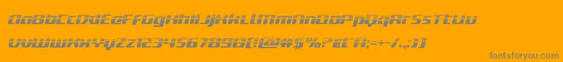 Weitere Informationen zur deltaphoenixhalfital-Schriftart deltaphoenixhalfital-Schriftart – Graue Schriften auf orangefarbenem Hintergrund