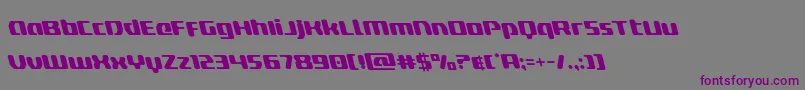 Шрифт deltaphoenixleft – фиолетовые шрифты на сером фоне