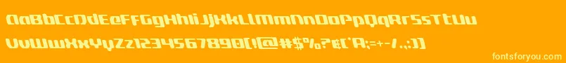 deltaphoenixleftフォントについての詳細 フォントdeltaphoenixleft – オレンジの背景に黄色の文字