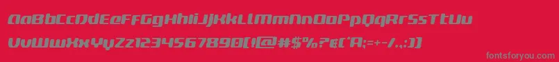 deltaphoenixsemital Font – Gray Fonts on Red Background