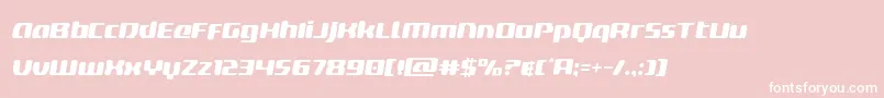 deltaphoenixsemital Font – White Fonts on Pink Background