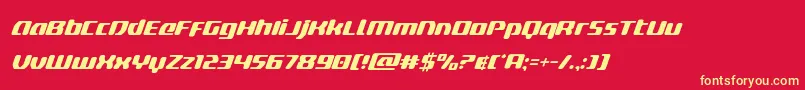 fuente deltaphoenixsuperital – Fuentes Amarillas Sobre Fondo Rojo
