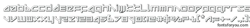 deltaray3d Font – Very wide Fonts