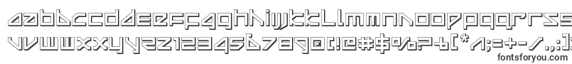 deltaray3d-fontti – Esikatselu-fontit