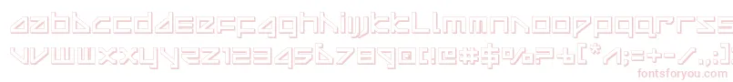 deltaray3d Font – Pink Fonts