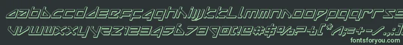 More about deltaray3dital Font deltaray3dital Font – Green Fonts on Black Background
