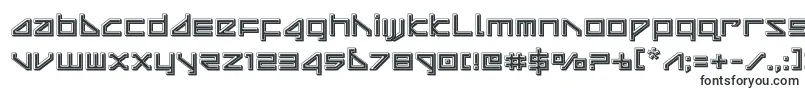 Шрифт deltaraybevel – фигурные шрифты