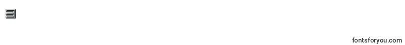 deltaraybevel Font – Fonts for Digit 3