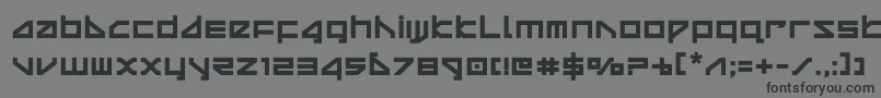 deltaraybold Font – Black Fonts on Gray Background